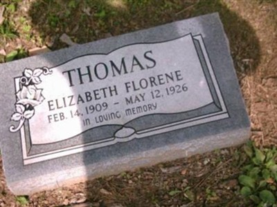 Elizabeth Florene Thomas on Sysoon