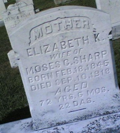 Elizabeth K Sharp on Sysoon