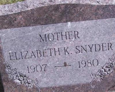 Elizabeth Kathryn Armagost Snyder on Sysoon