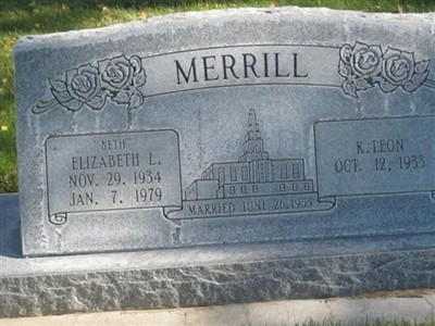Elizabeth Leatham Merrill on Sysoon