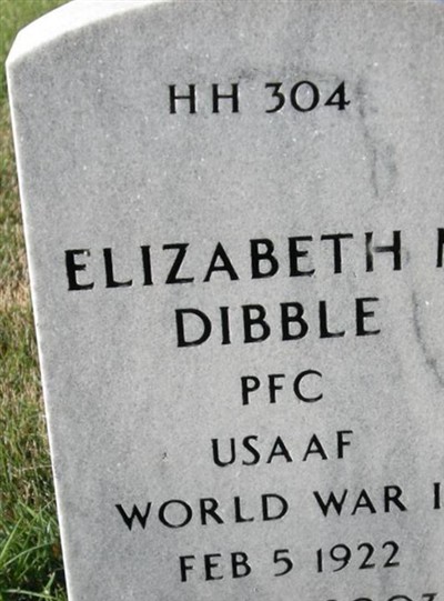Elizabeth M Oross Dibble on Sysoon