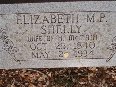 Elizabeth M.P. Shelly McMath on Sysoon