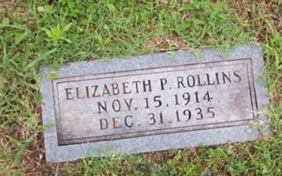 Elizabeth P Rollins on Sysoon