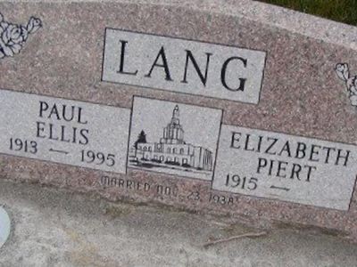 Elizabeth Piert Lang on Sysoon