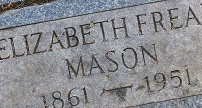 Elizabeth Rowland Frear Mason on Sysoon