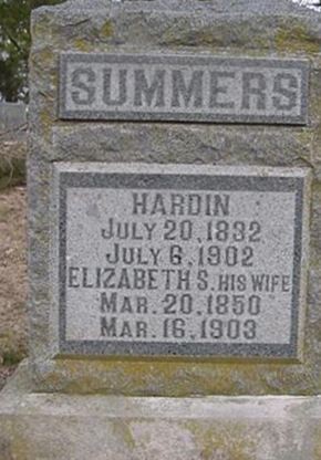 Elizabeth Sarah Swan Summers on Sysoon
