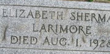 Elizabeth Sherman Larimore on Sysoon