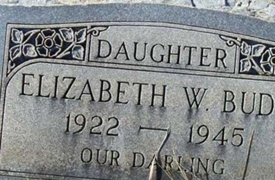 Elizabeth W Budd on Sysoon