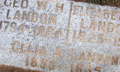 Elizabeth Warner Ladd Landon on Sysoon