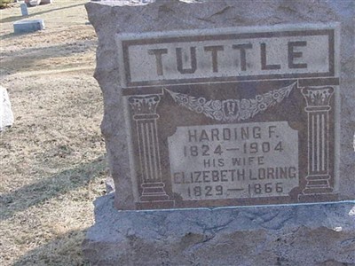Elizebeth Loring Tuttle, Find a grave on Sysoon Elizebeth Loring Tuttle on Sysoon