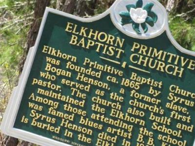 Elkhorn Primitive Baptist Church Cemetery on Sysoon