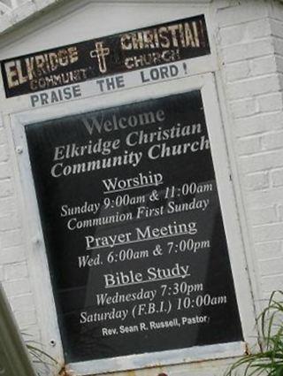 Elkridge Christian Community Church Cemetery on Sysoon