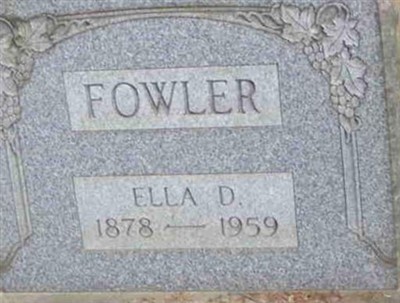 ELLA D. FOWLER on Sysoon