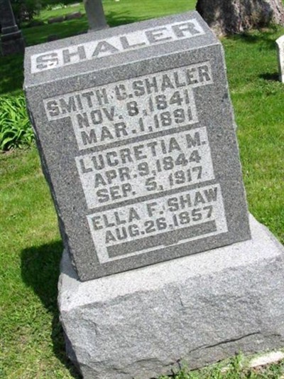 Ella F. Shaw Shaler on Sysoon