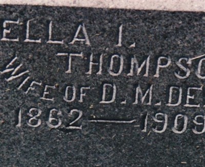 Ella Isabelle Thompson Deen on Sysoon