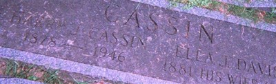 Ella J Davis Cassin on Sysoon
