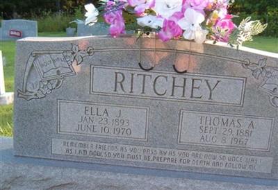 Ella J. UNKNOWN Ritchey on Sysoon