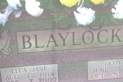 Ella Jane Britton Blaylock on Sysoon