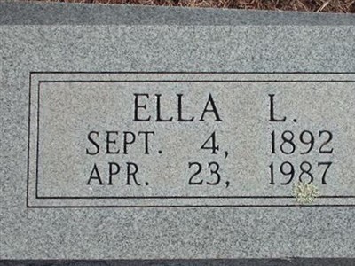 Ella L. Strader on Sysoon