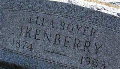 Ella Royer Sehman Ikenberry on Sysoon