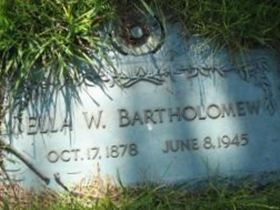 Ella W. Bartholomew on Sysoon