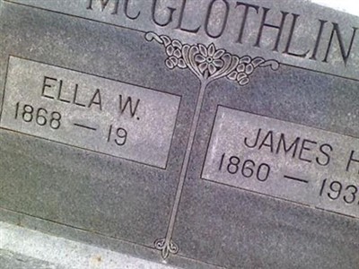 Ella W McGlothlin on Sysoon