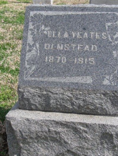 Ella Yeates Olmstead on Sysoon