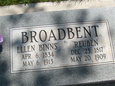 Ellen Binns Broadbent on Sysoon