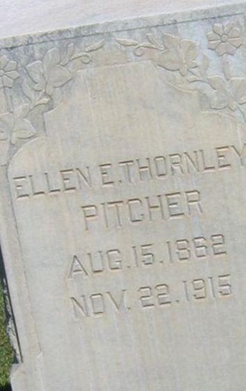 Ellen Elizabeth Thornley Pitcher on Sysoon