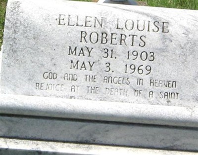 Ellen Louise Orand Roberts on Sysoon