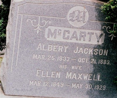Ellen Maxwell McCarty on Sysoon