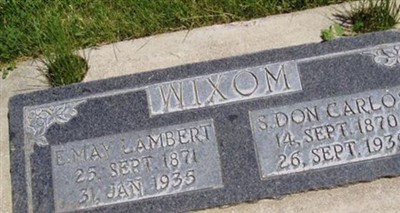 Ellen May Lambert Wixom on Sysoon