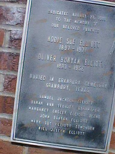 Elliott Cemetery on Sysoon