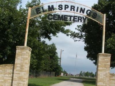 Elm Springs Cemetery on Sysoon