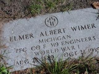 Elmer Albert Wimer on Sysoon
