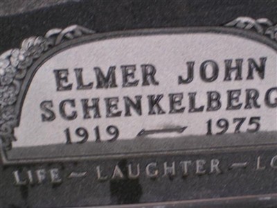 Elmer John Schenkelberg on Sysoon