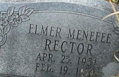 Elmer Menefee Rector on Sysoon