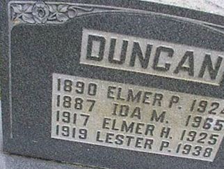 Elmer P Duncan on Sysoon