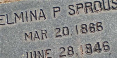 Elmina P Sprouse on Sysoon