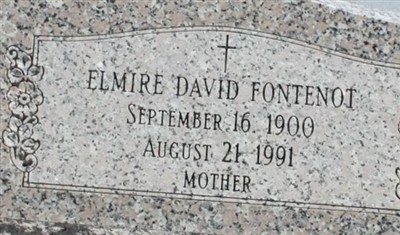 Elmire David Fontenot on Sysoon