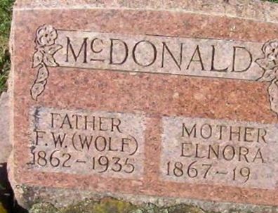Elnora "Aunt Woot" Austin McDonald on Sysoon