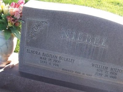 Elnora Bastian Bulkley Niebel on Sysoon