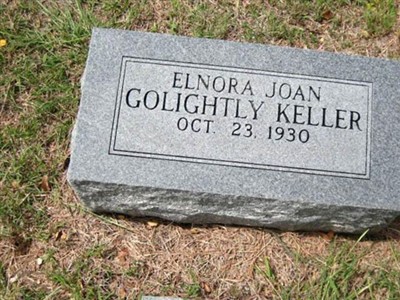 Elnora Joan Golightly Keller on Sysoon