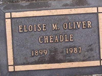 Eloise M. Oliver Cheadle on Sysoon