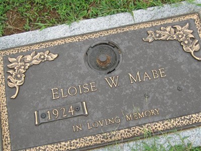 Eloise W Mabe on Sysoon