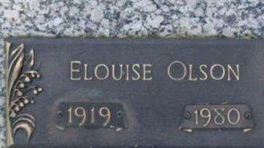 Elouise Olson on Sysoon