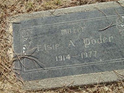 Elsie A Yoder on Sysoon