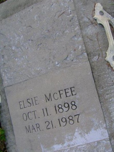 ELSIE McFEE on Sysoon