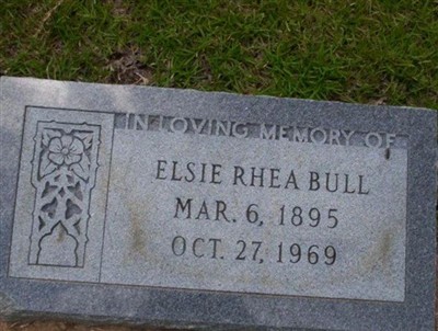 Elsie Rhea Bull on Sysoon