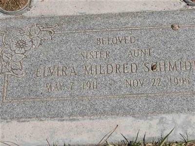 Elvira Mildred Schmidt on Sysoon